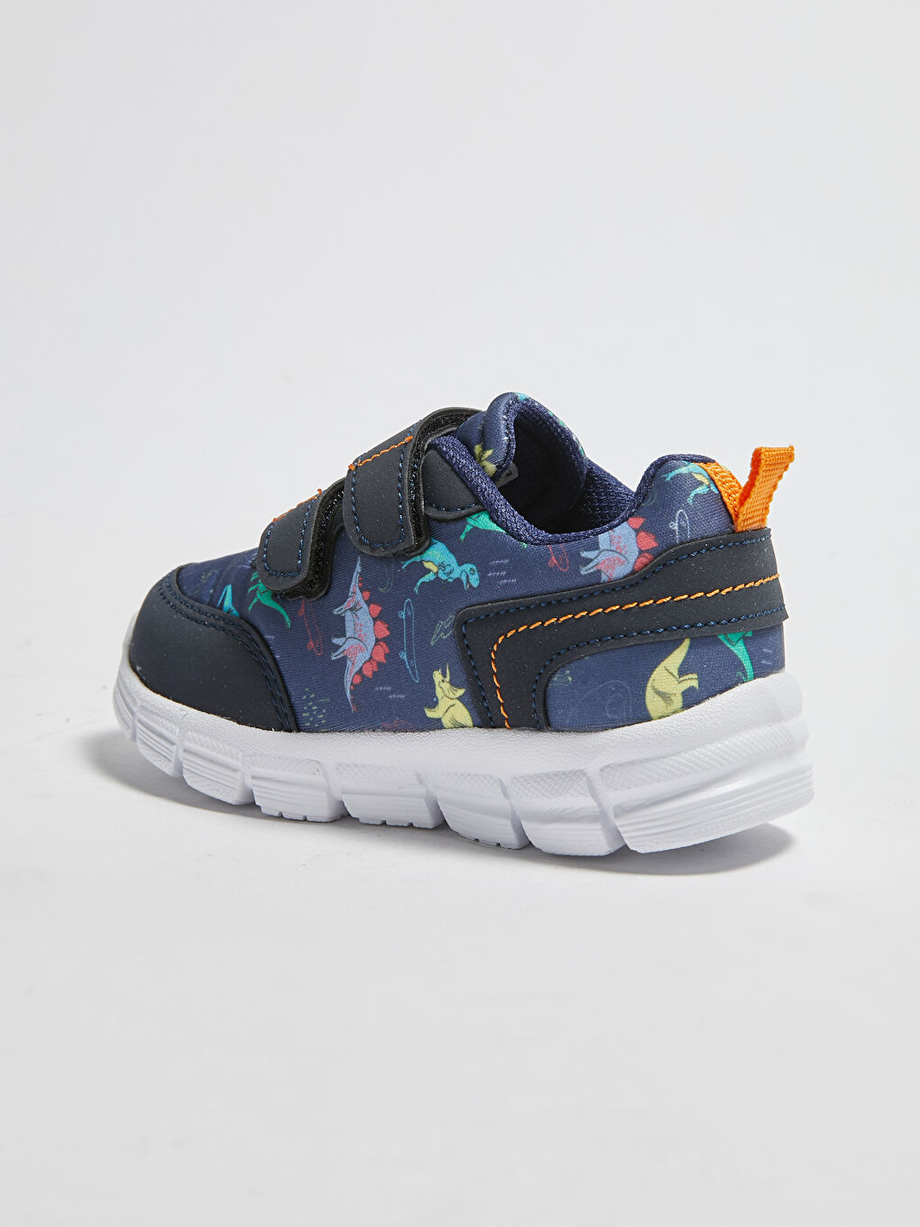 Lacivert Erkek Bebek Cırt Cırtlı Polyester Astarlı Aktif Spor Ayakkabı-2