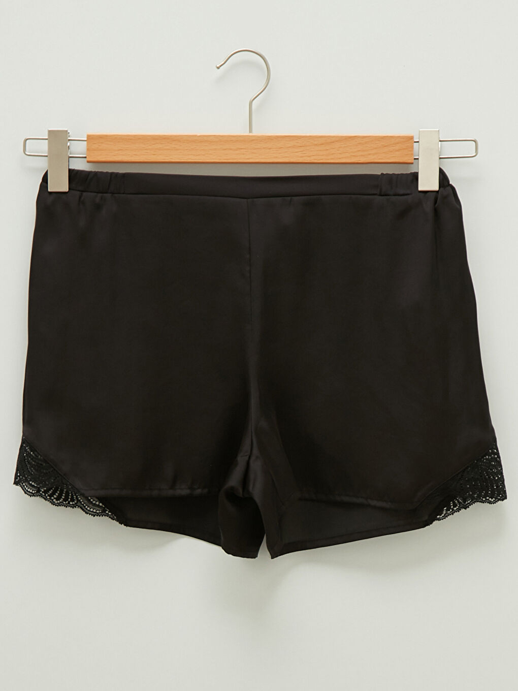 LCW DREAM Taille Élastique, Bas de Pyjama en Satin avec Détails en Dentelle pour Femmes -S1HB41Z8-CVL
