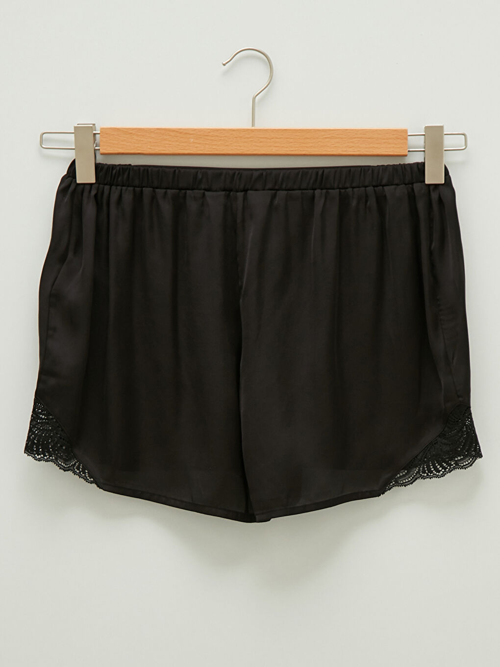LCW DREAM Taille Élastique, Bas de Pyjama en Satin avec Détails en Dentelle pour Femmes -S1HB41Z8-CVL