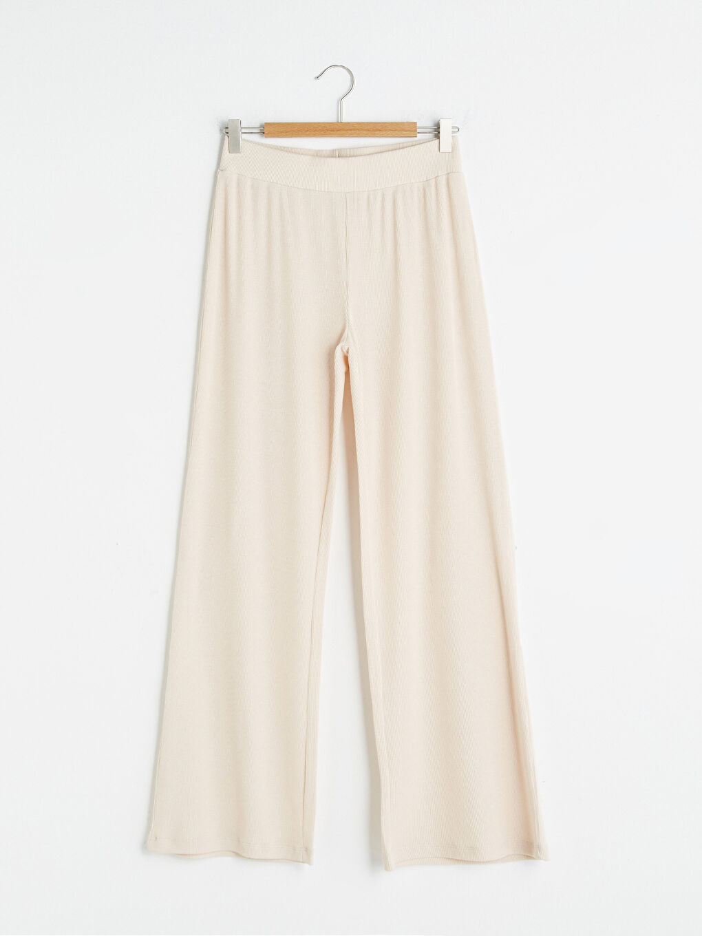 ელასტიური წელი სწორი ფეხი ქალებისთვის სპორტული შარვალი