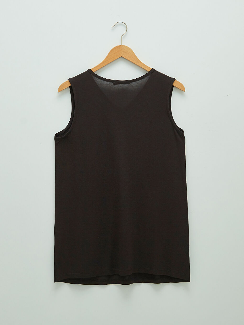 یاخەی V بێ قۆڵ سادە ڤیسکۆز تانکی سەرەوە - ئافرەتان-5