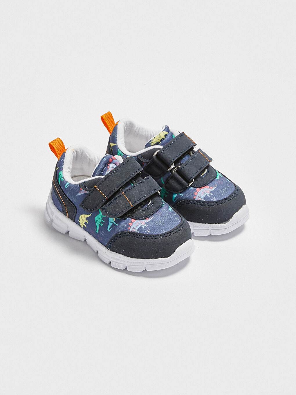 Спортивные кроссовки для малышей мальчиков с застежкой-липучкой и хлопковой подкладкой