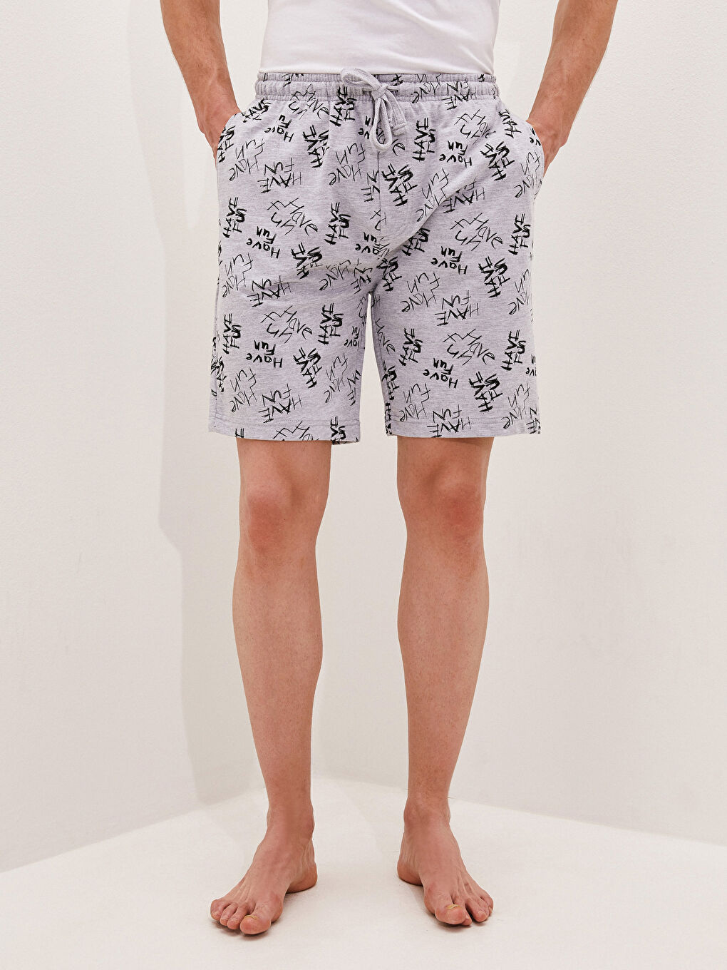 Standardni kroj Muški donji deo pidžame kratke pantalone-2