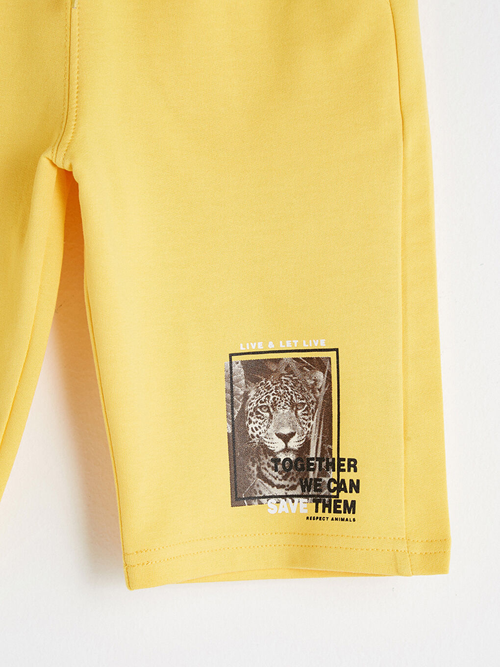 Sarı Beli Lastikli Baskılı Erkek Çocuk Roller-3