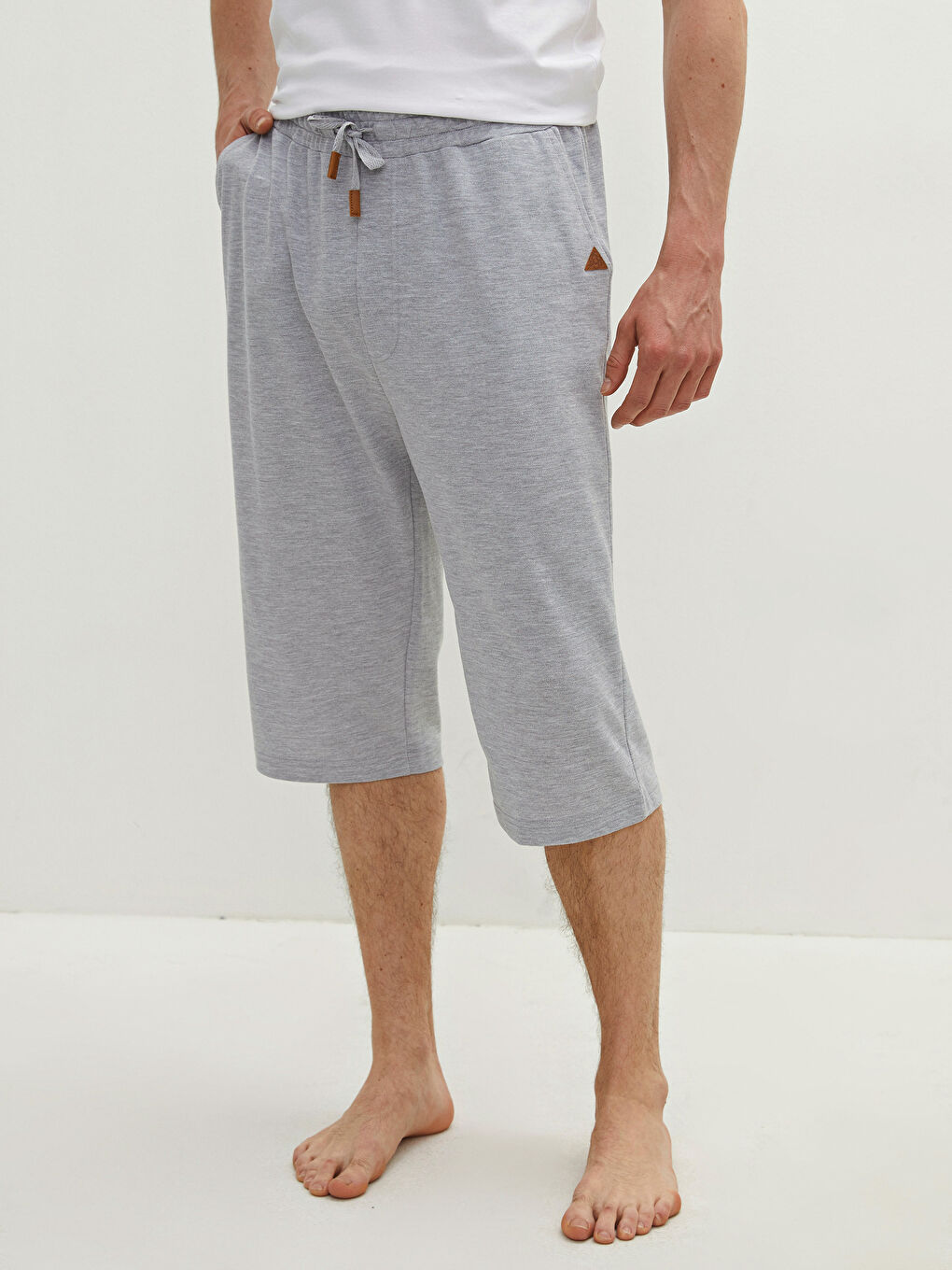 شورت بيجامة رجالي بقصة عادية-3