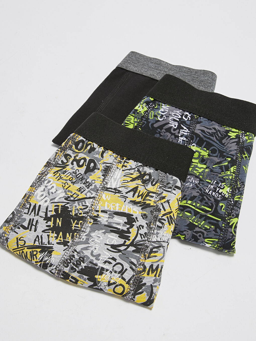 Ерлерге арналған стандартты пішім мақта-стрейч боксер 3 данадан тұратын-1