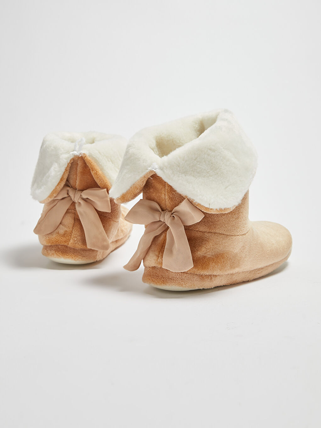Plush Women's Home Slipper Boots-2