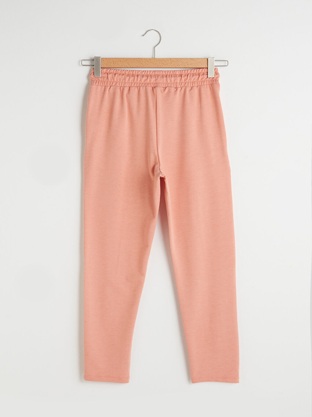 بنطلون رياضي بوسط مطاطي عادي بتفاصيل جيوب للسيدات-5