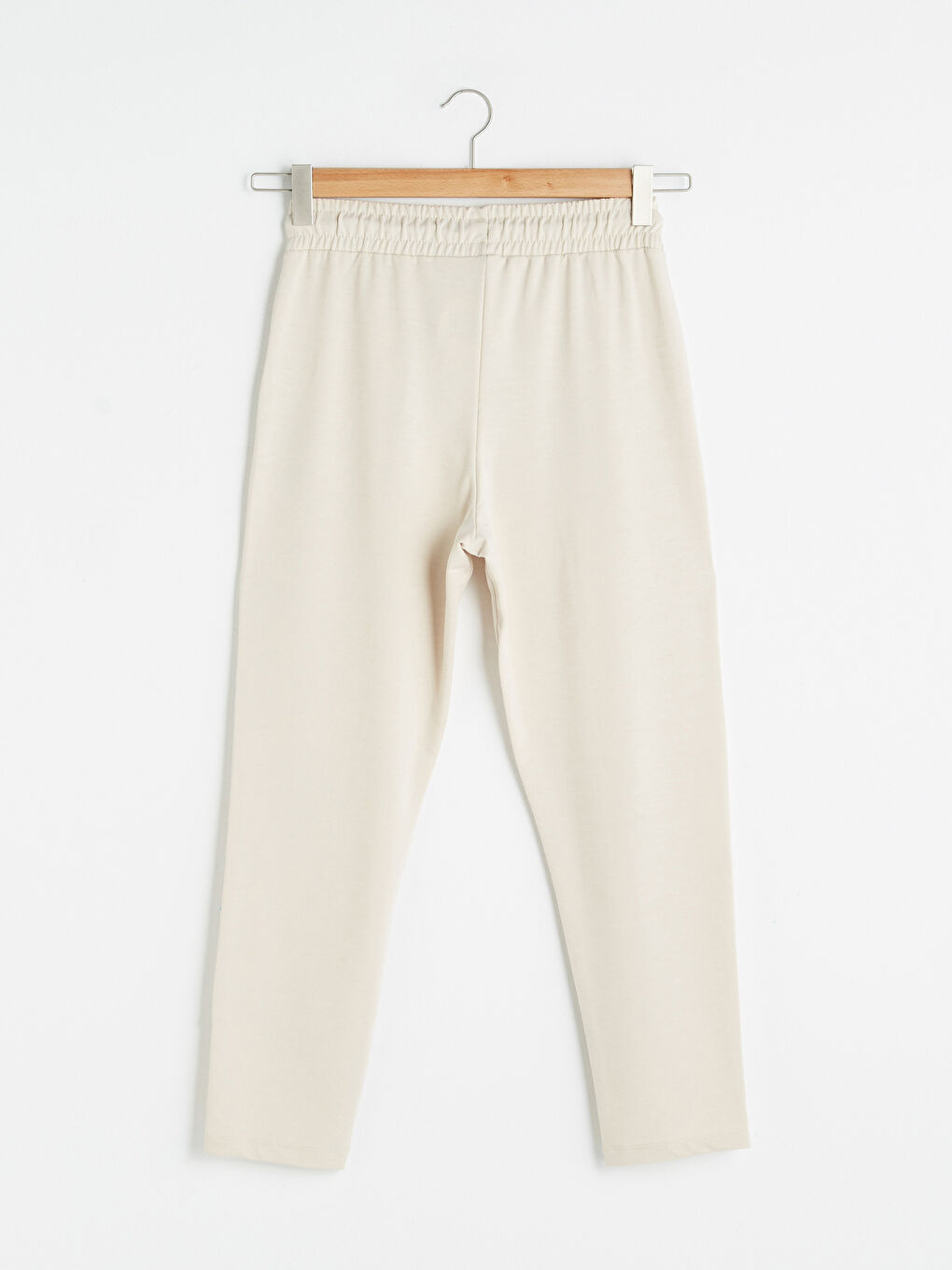 بنطلون رياضي بوسط مطاطي عادي بتفاصيل جيوب للسيدات-6