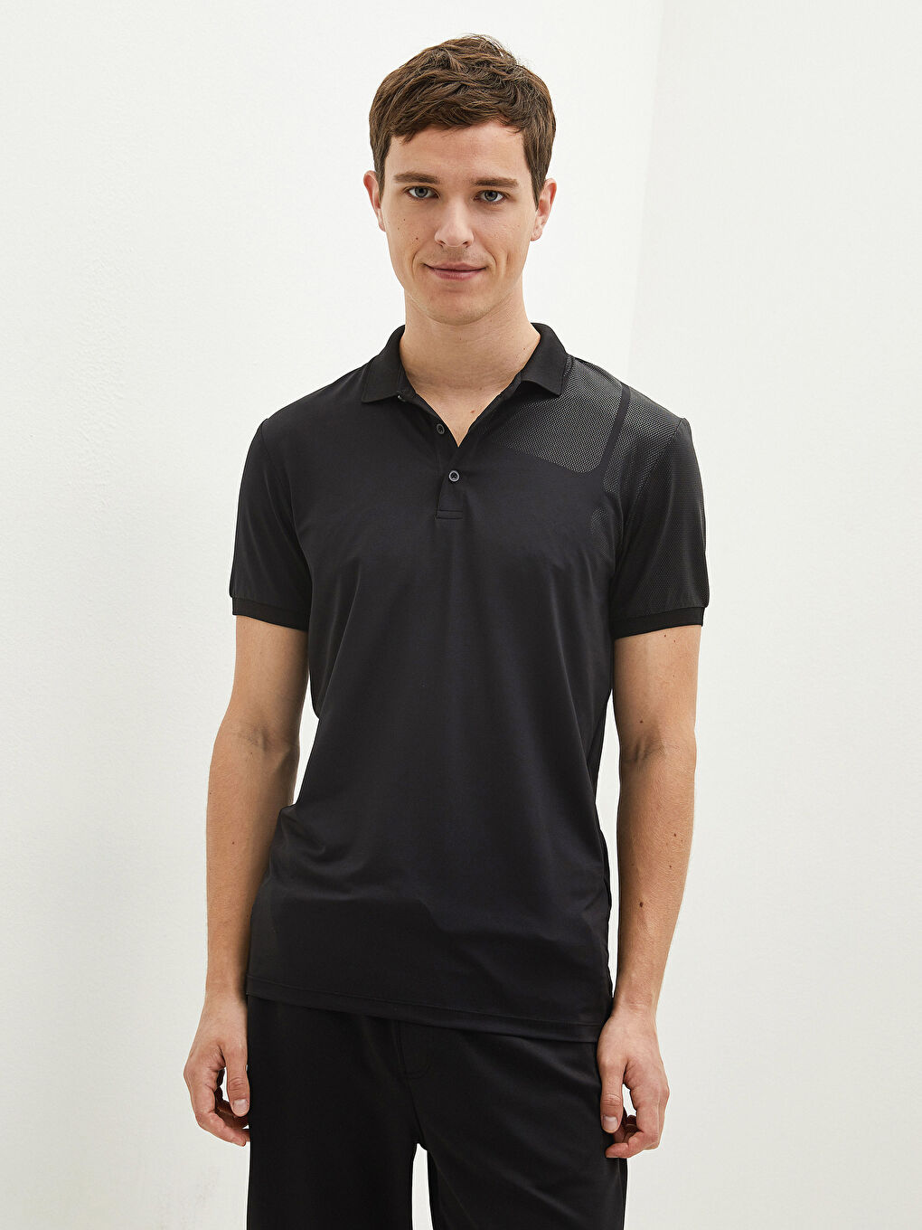 Tricou Sport Pentru Bărbați Cu Guler Polo Și Mânecă Scurtă-2