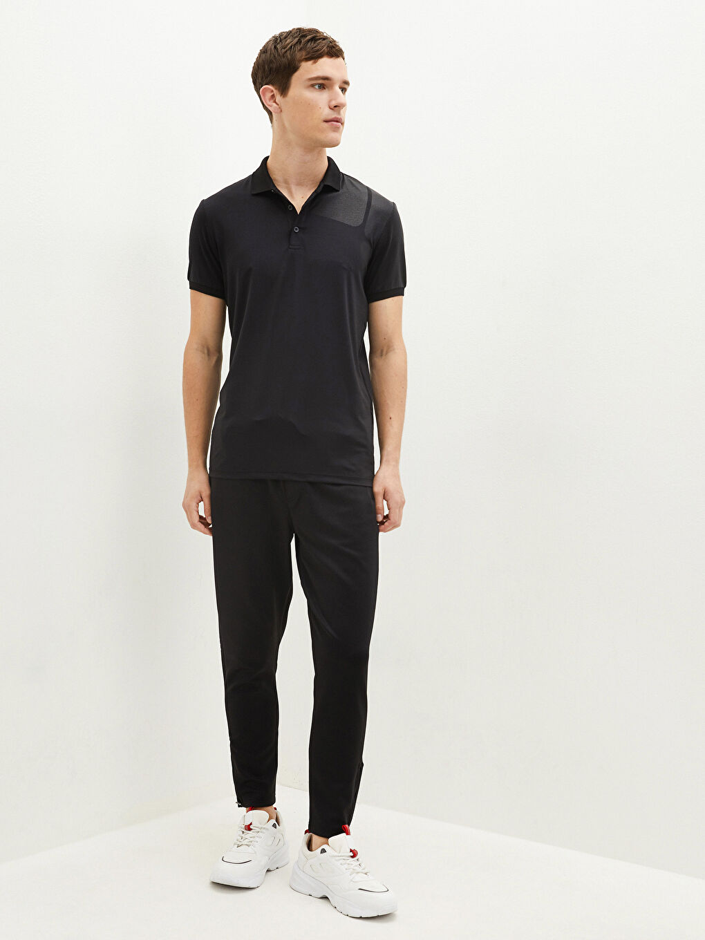 Tricou Sport Pentru Bărbați Cu Guler Polo Și Mânecă Scurtă-3