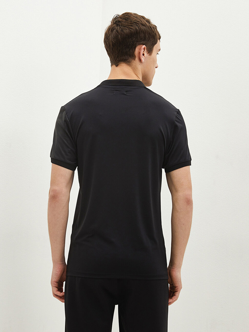 Tricou Sport Pentru Bărbați Cu Guler Polo Și Mânecă Scurtă-4