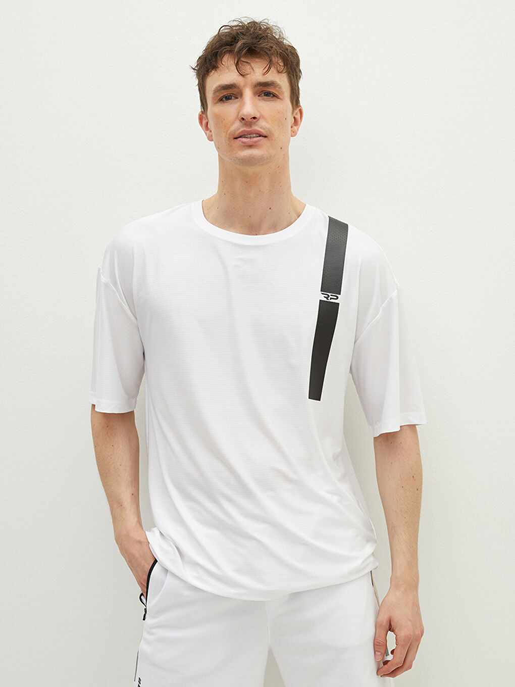 Tricou sport activ pentru Bărbați cu mânecă scurtă și guler rotund