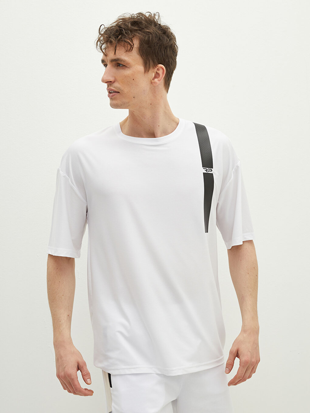 Tricou sport activ pentru Bărbați cu mânecă scurtă și guler rotund-1