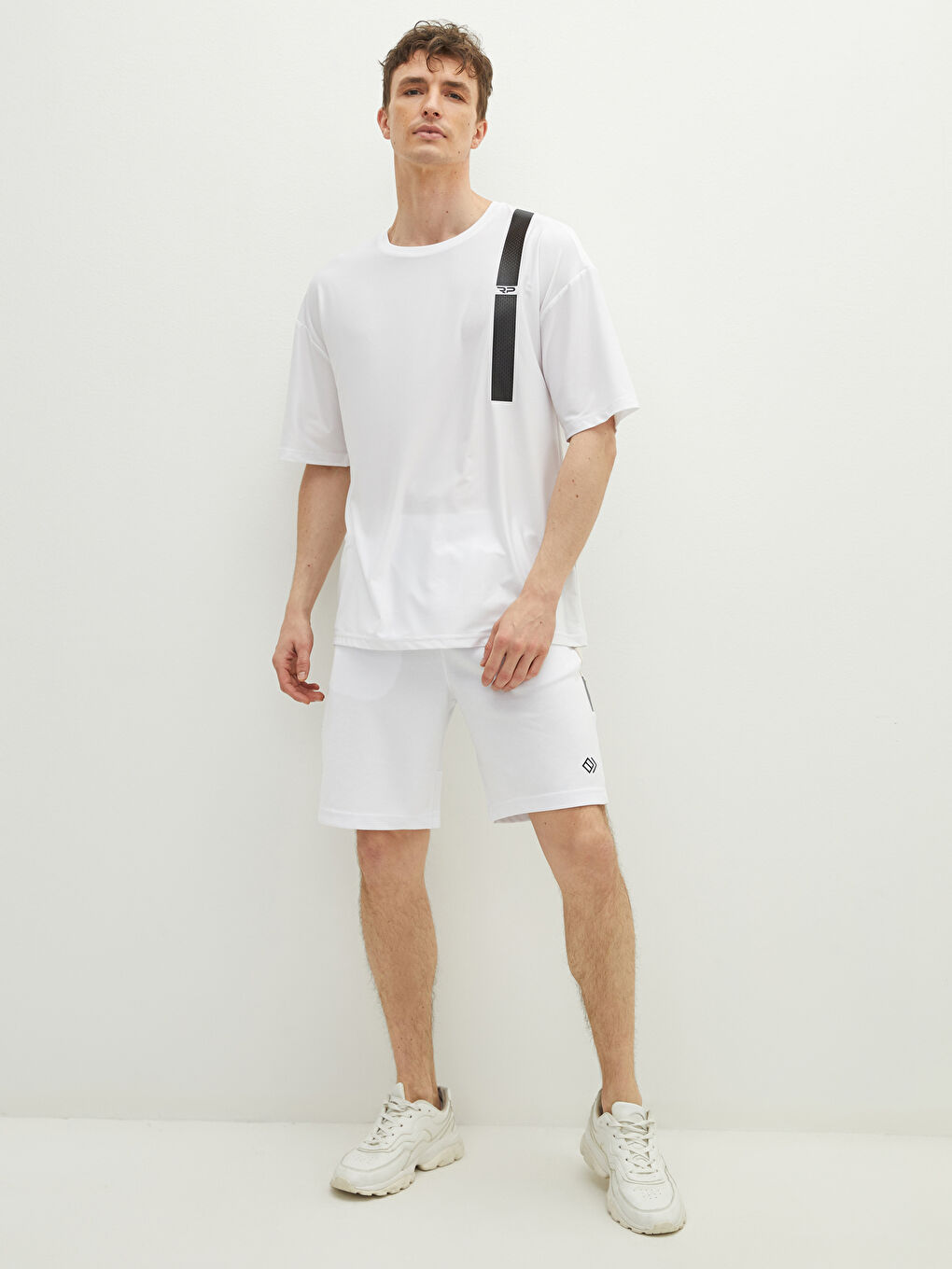 Tricou sport activ pentru Bărbați cu mânecă scurtă și guler rotund-2