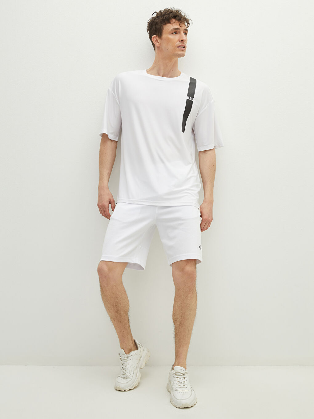 Tricou sport activ pentru Bărbați cu mânecă scurtă și guler rotund-3