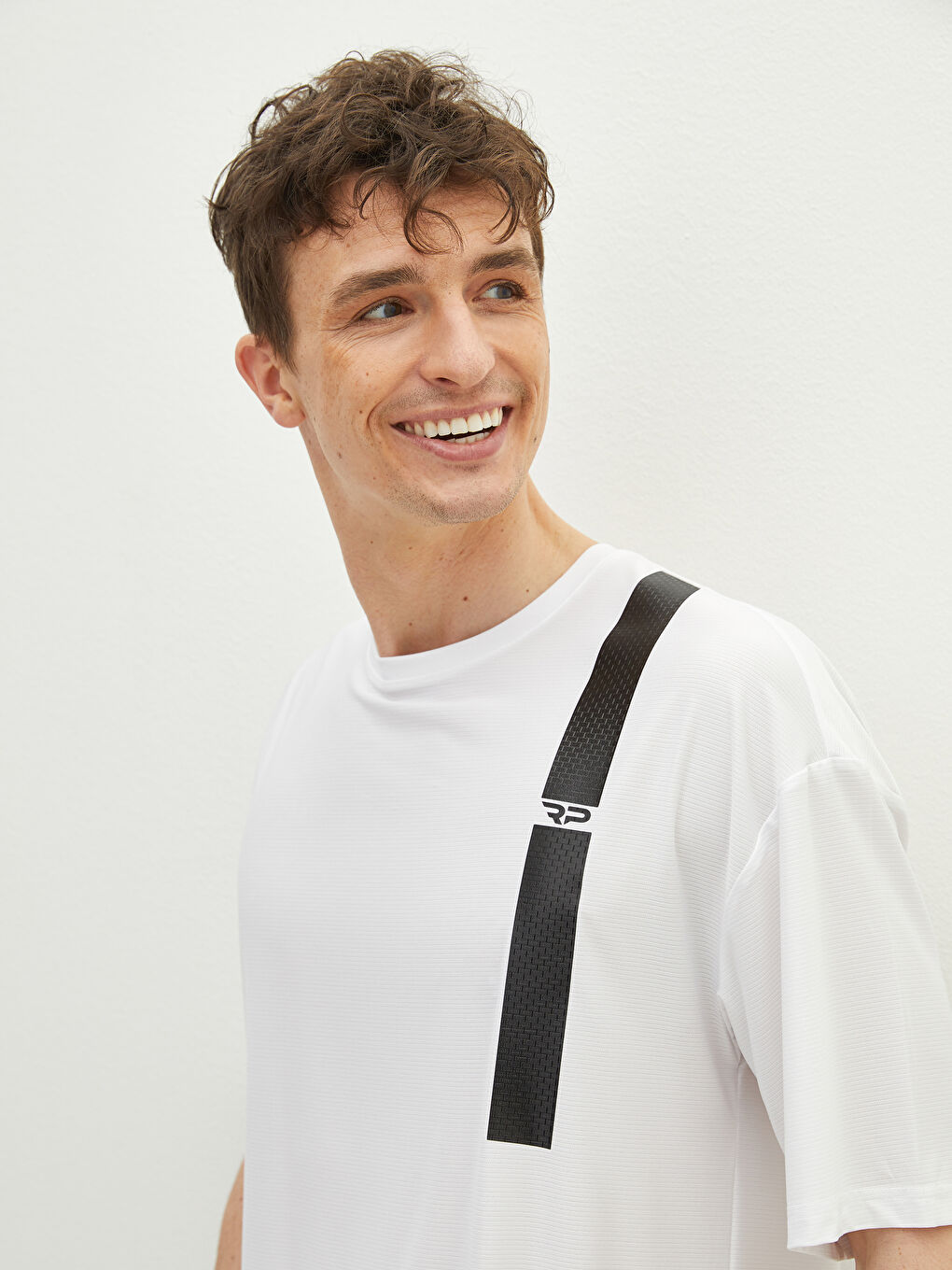 Tricou sport activ pentru Bărbați cu mânecă scurtă și guler rotund-4