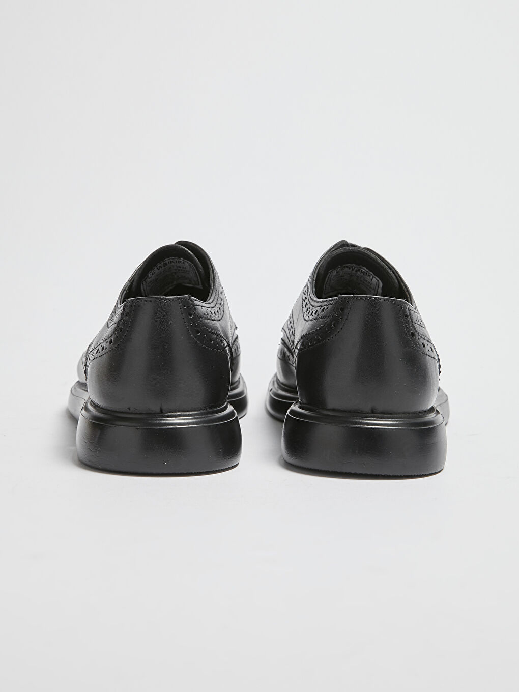 Siyah Hakiki Deri Bağcıklı Erkek Klasik Ayakkabı-3