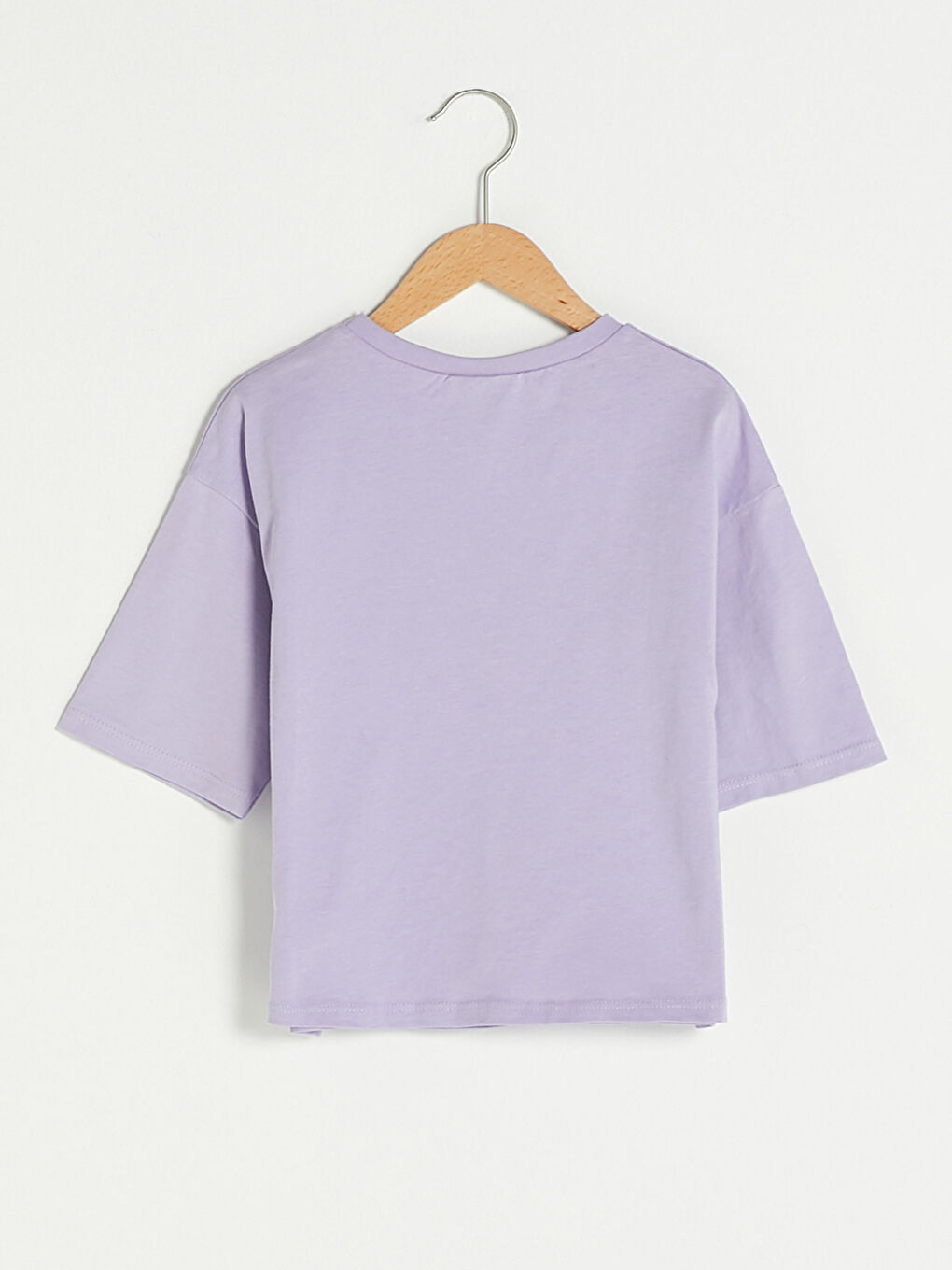 LCW Kids Majica sa okruglim izrezom, slogan natpisom, štampana, kratki rukav, pamučna, za devojčice -S1HJ39Z4-FKW