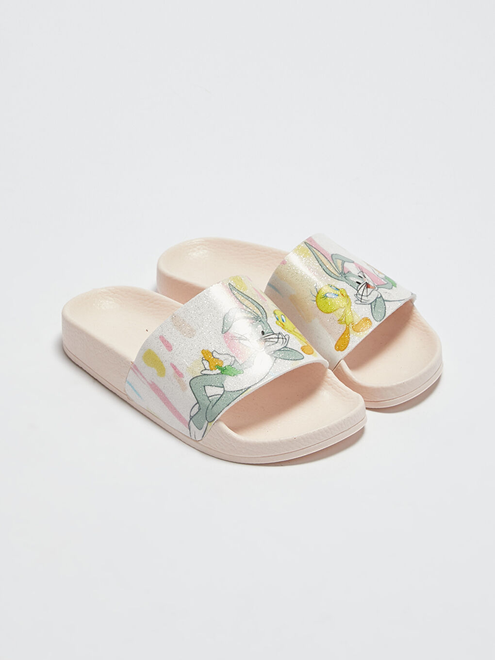 نعال بنت بشريط واحد مرخصة لوني تونز