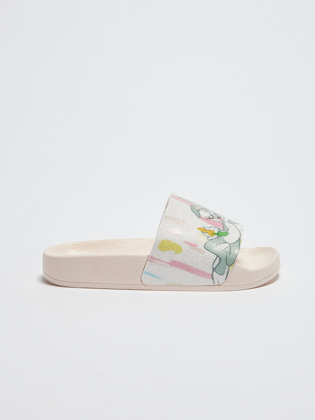 نعال بنت بشريط واحد مرخصة لوني تونز-1