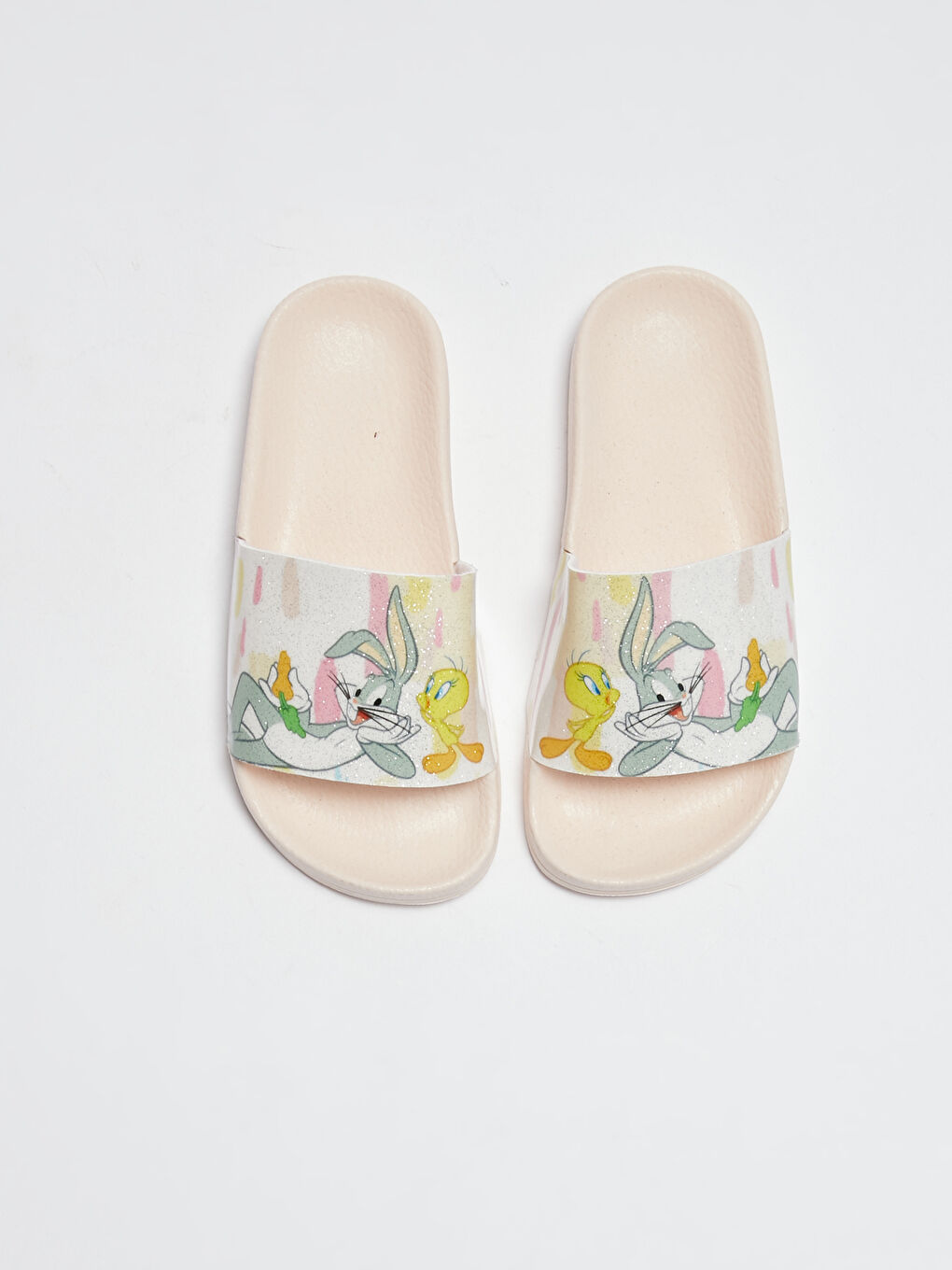 نعال بنت بشريط واحد مرخصة لوني تونز-2