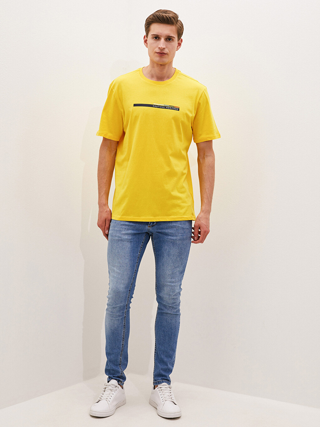 T-shirt Me Jakë Të Rrumbullakët, Me Mëngë Të Shkurtra, Me Stampim, Pambuku I Krehur Për Burra-3