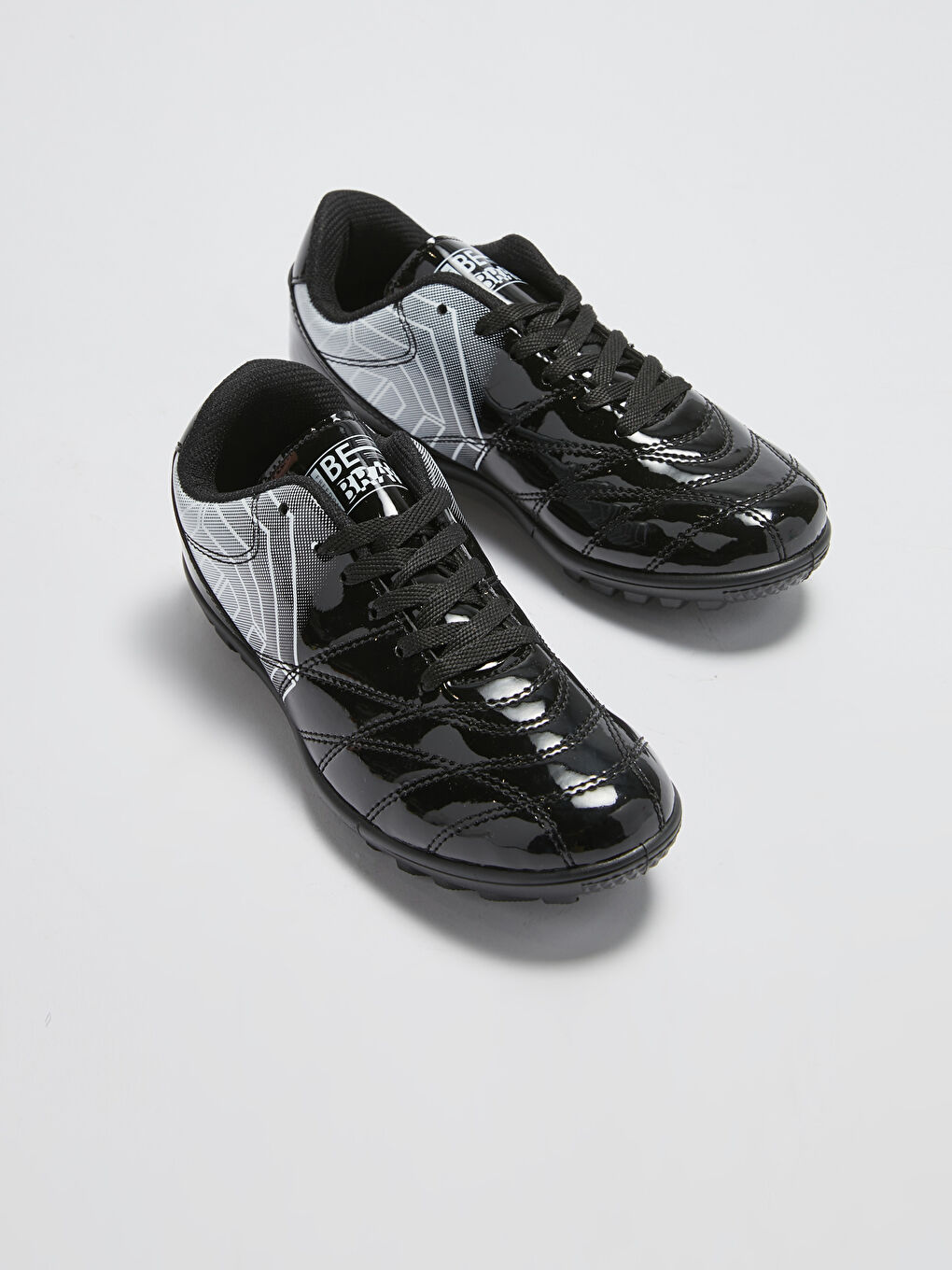 Siyah Bağcıklı Erkek Çocuk Halı Saha Ayakkabısı-2