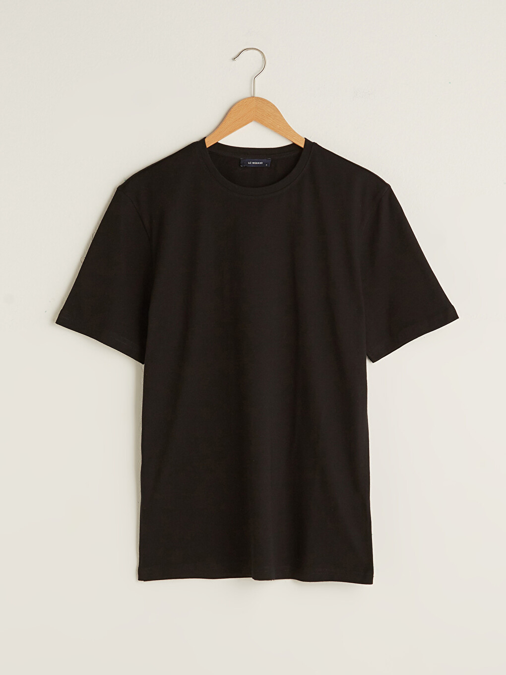 Crew Neck Short Sleeve Basic Combed Cotton Men's T-shirt-7