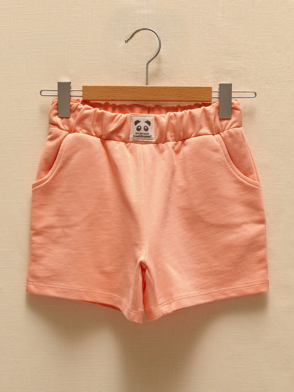 Crew Neck Printed Short Sleeve Girls' T-Shirt and Shorts-3