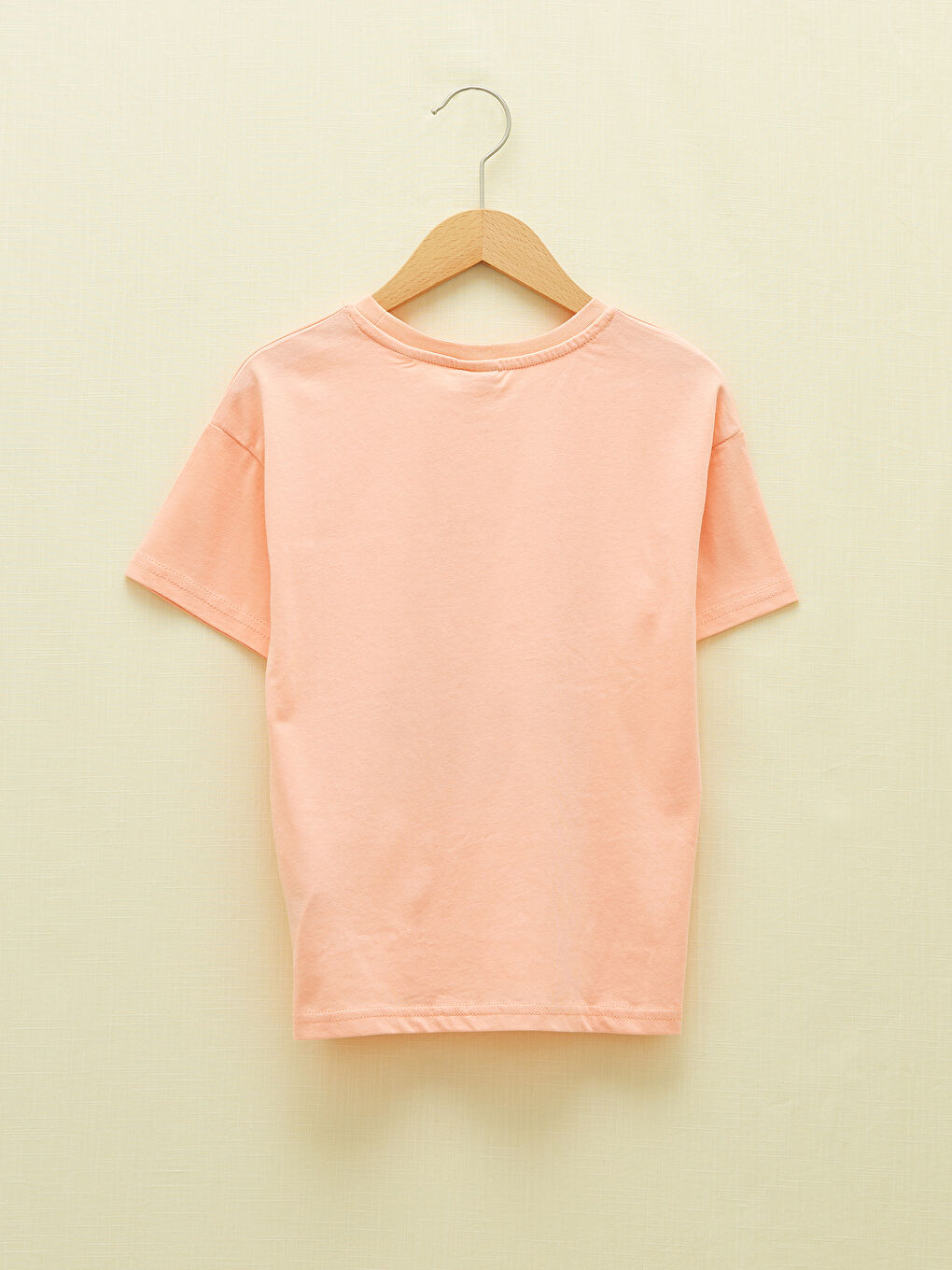 Pembe Bisiklet Yaka Kısa Kollu Erkek Çocuk Tişört-2