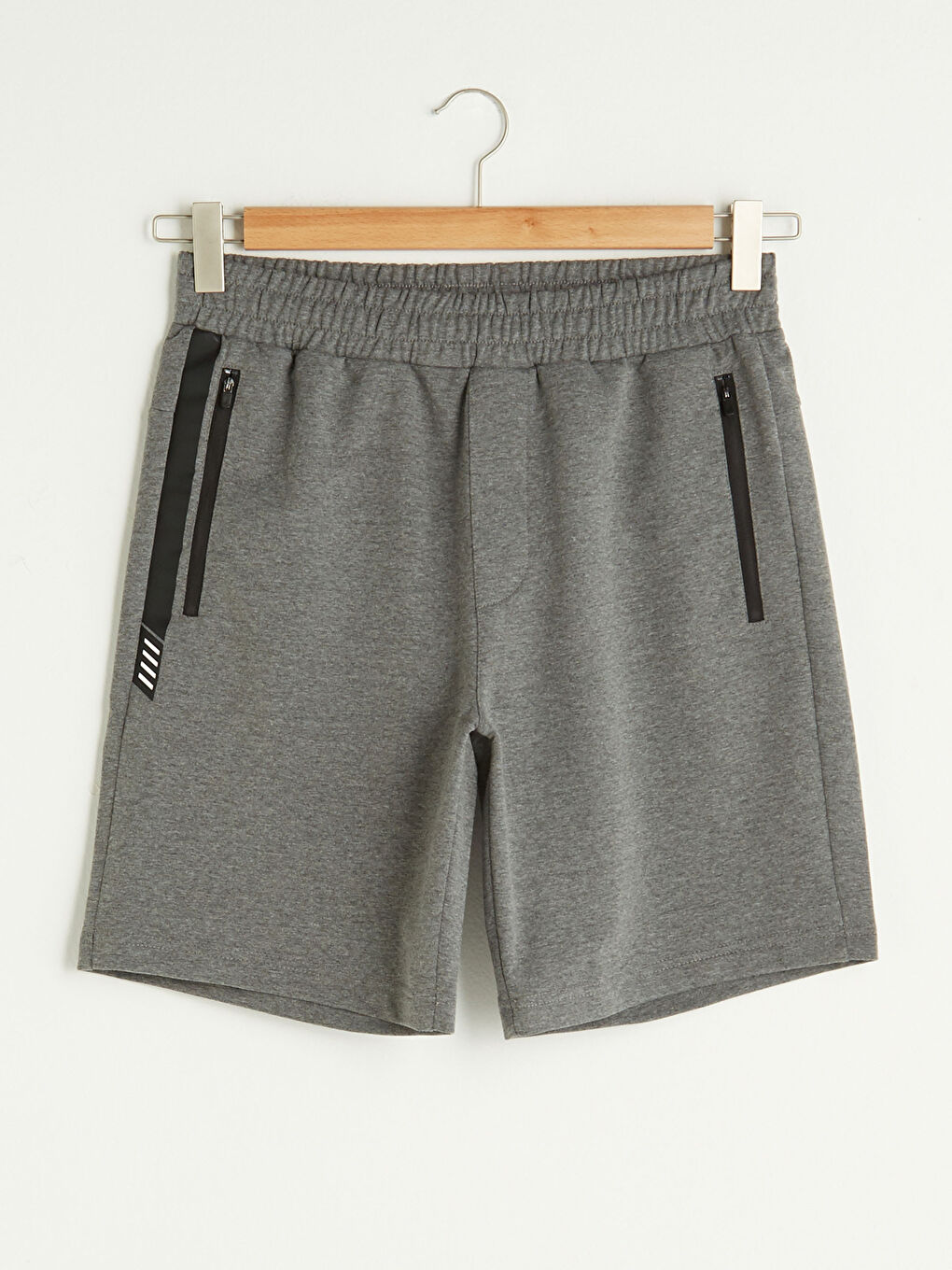 Gri Standart Kalıp Aktif Spor Erkek Şort-4