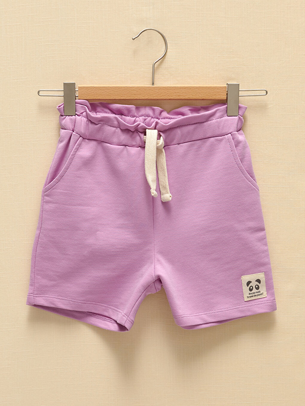 شورت للبنات بخصر مرن