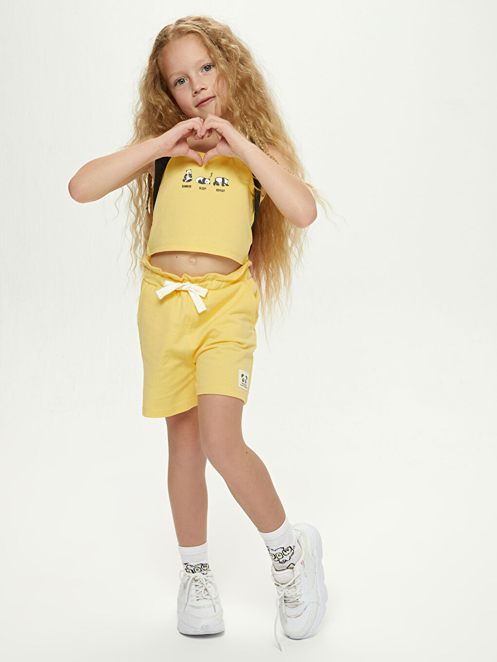 Girls' Shorts with Elastic Waist-4