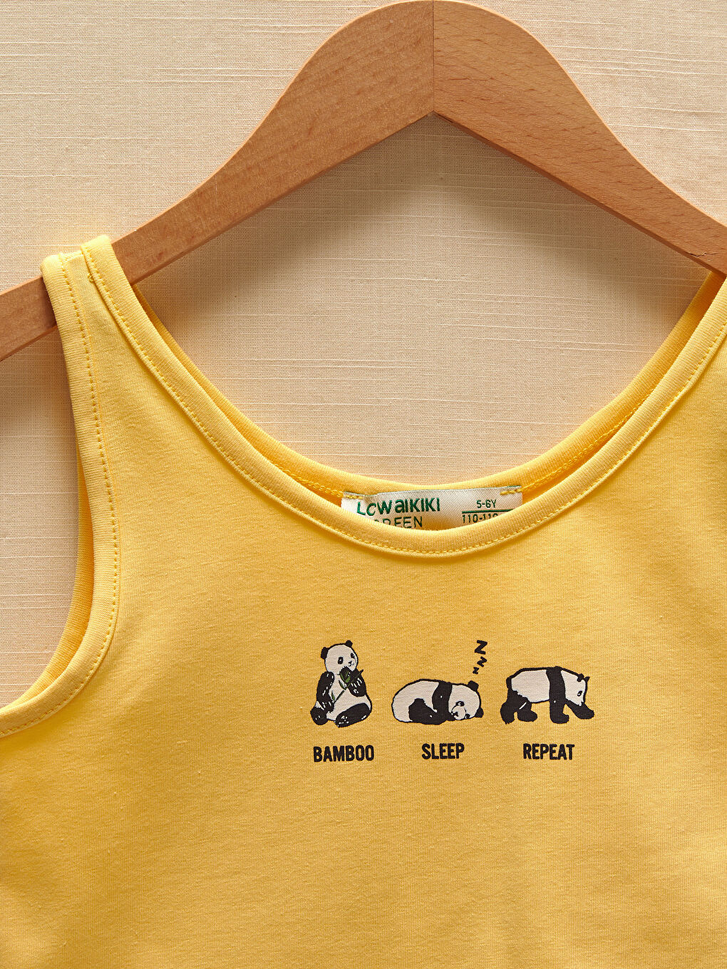 LCW Kids Crew Neck Printed Girls' Tank Top -S1HO38Z4-FXD