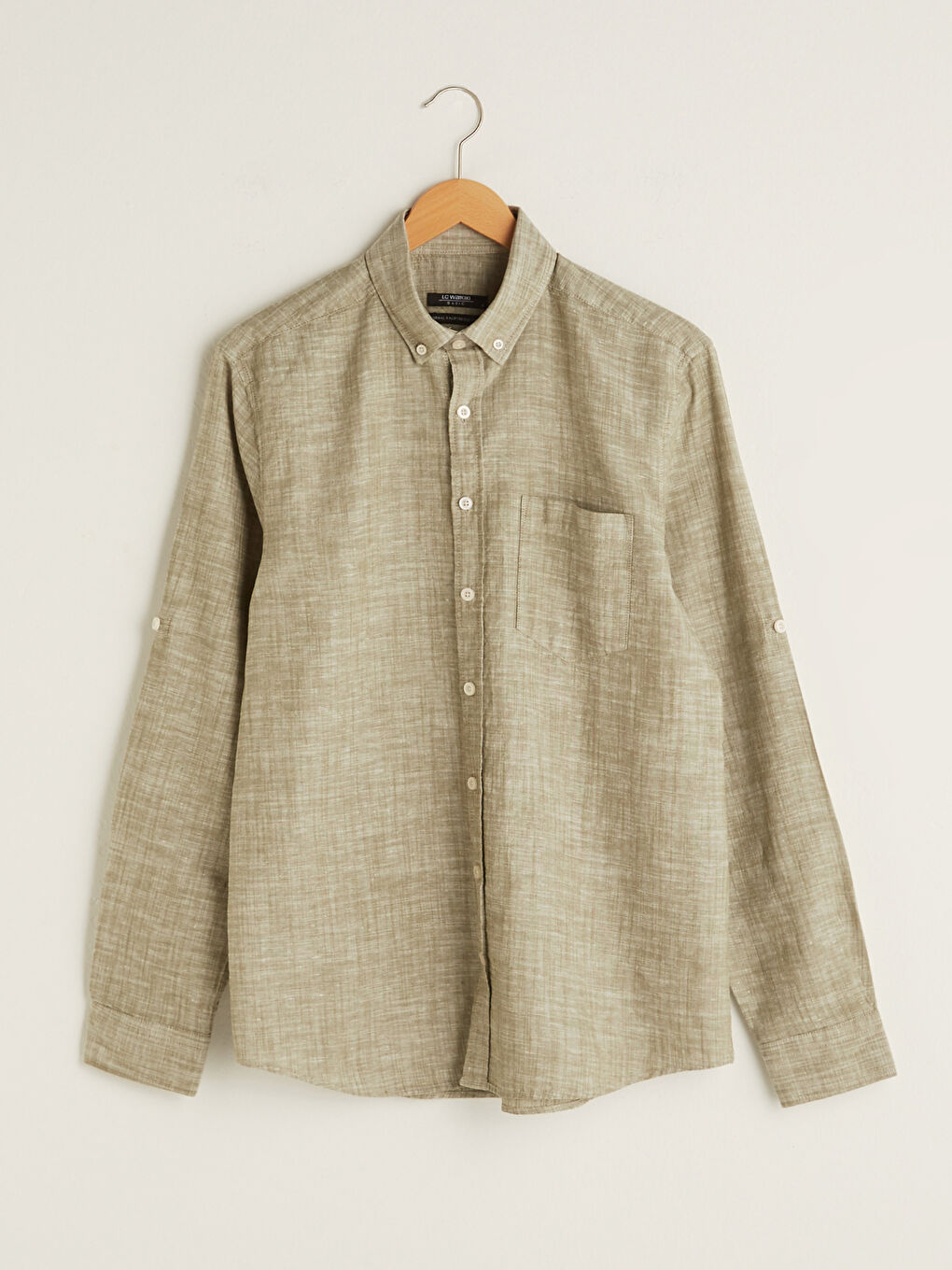 Chemise à Manches Longues Coupe Régulière pour Hommes-5