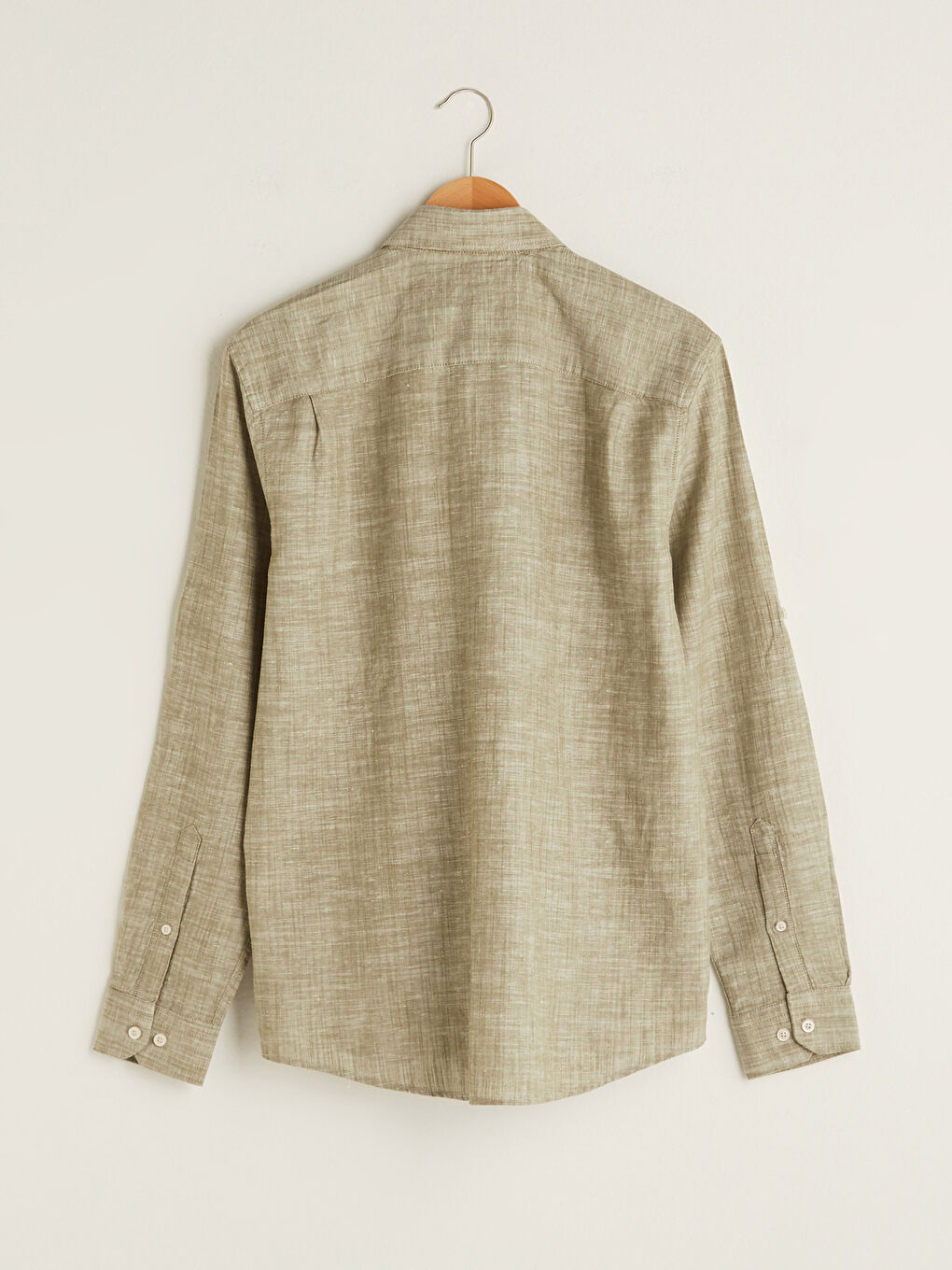 Chemise à Manches Longues Coupe Régulière pour Hommes-6
