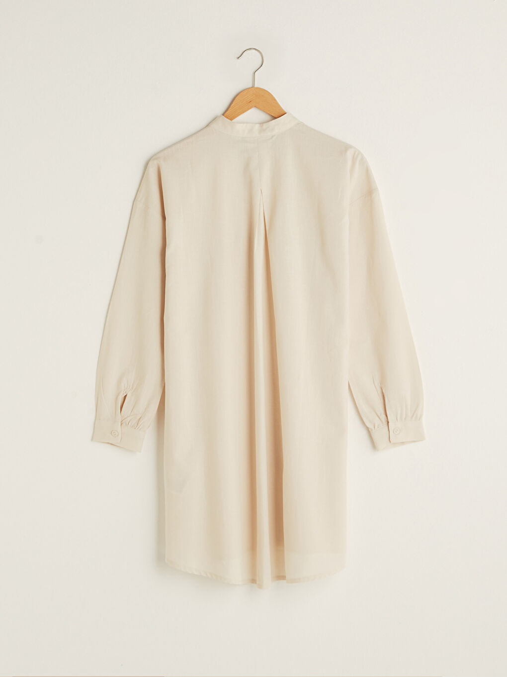 Tunică Supradimensionată pentru Femei cu Guler de Judecător, Detalii Buzunar și Mânecă Lungă-6