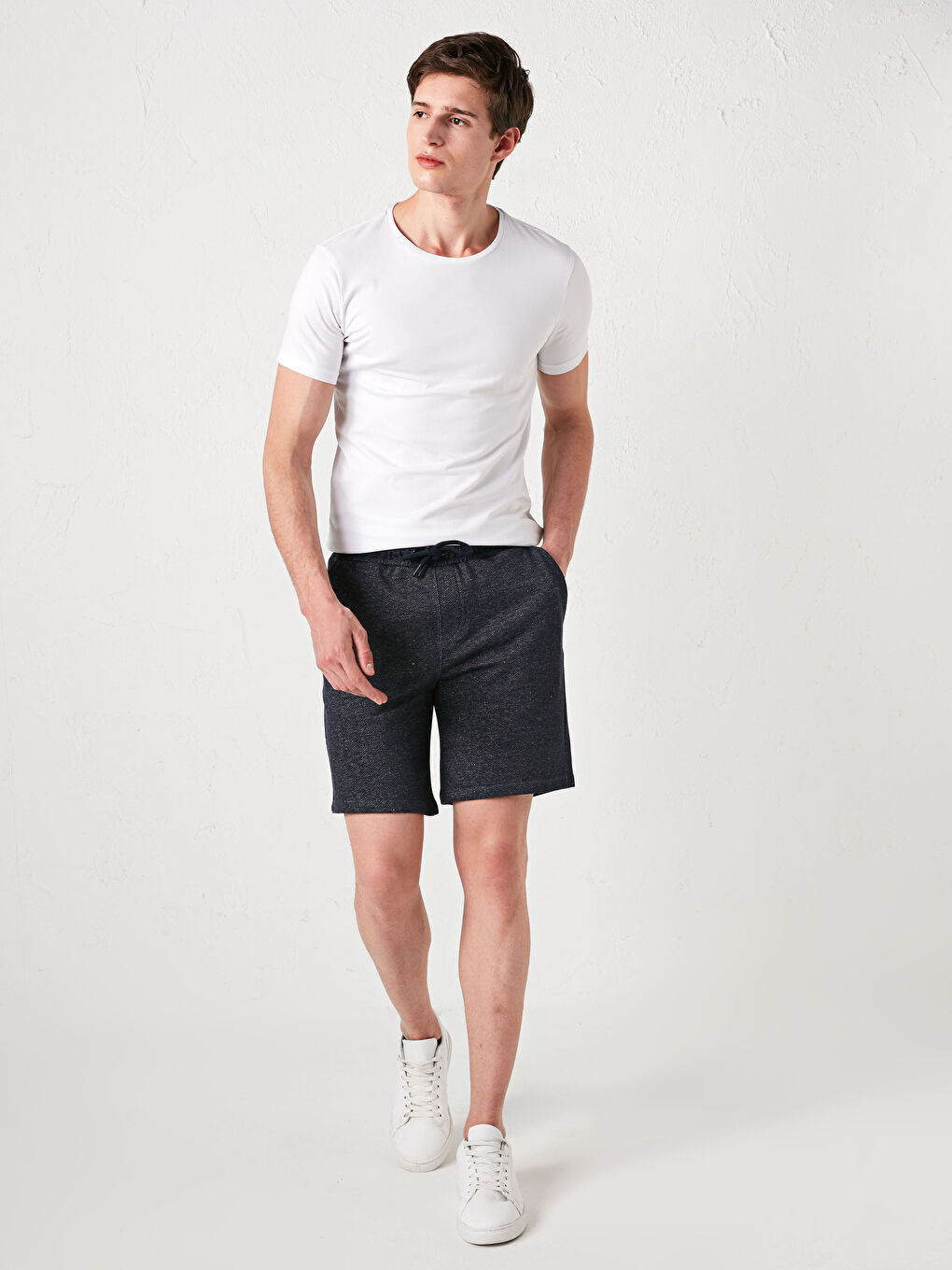 Short De Sport Coupe Slim Homme-4