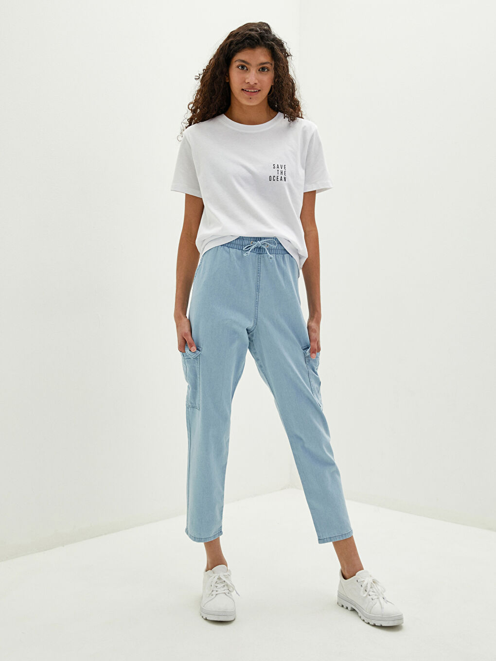 LCW Jeans Дънки Карго Джогър За Жени -S1HR72Z8-311