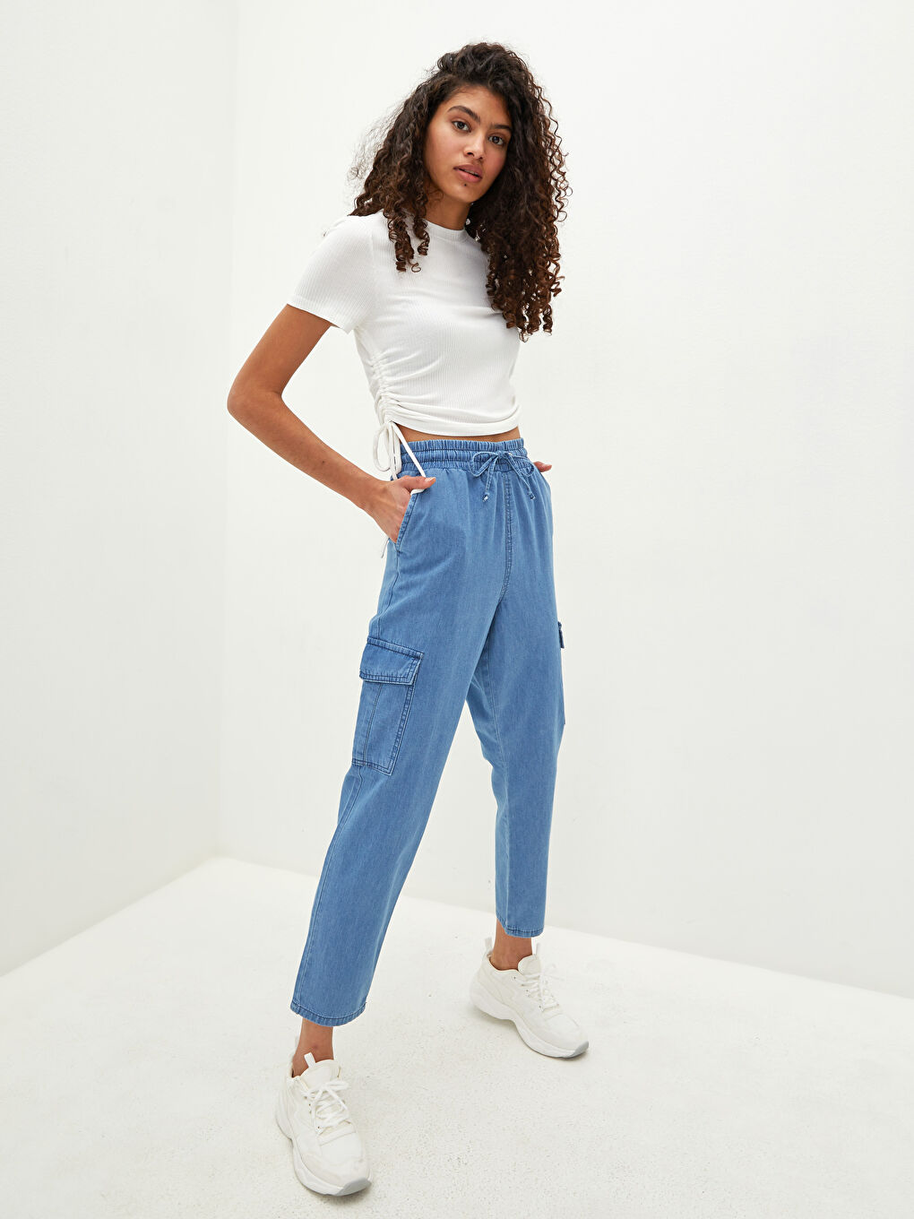 LCW Jeans Дънки Карго Джогър За Жени -S1HR73Z8-507