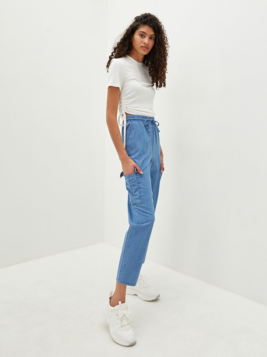 LCW Jeans Дънки Карго Джогър За Жени -S1HR73Z8-507