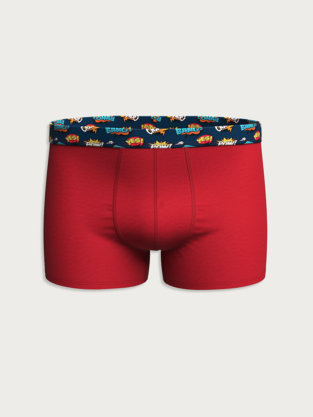 Lacivert Standart Kalıp Pamuklu Esnek Erkek Boxer 3'lü-3