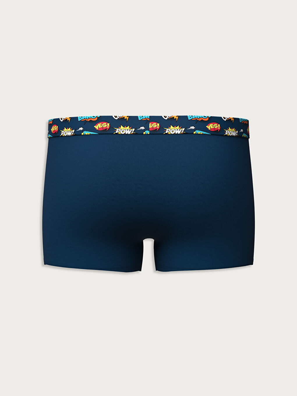 Lacivert Standart Kalıp Pamuklu Esnek Erkek Boxer 3'lü-4