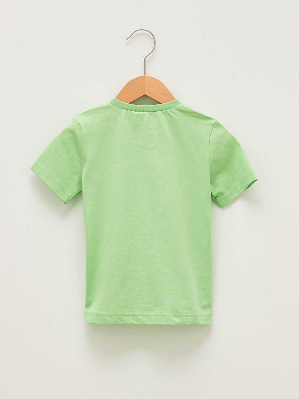 Yeşil Bisiklet Yaka Kısa Kol Baskılı Pamuklu Erkek Bebek Pijama Takımı-2