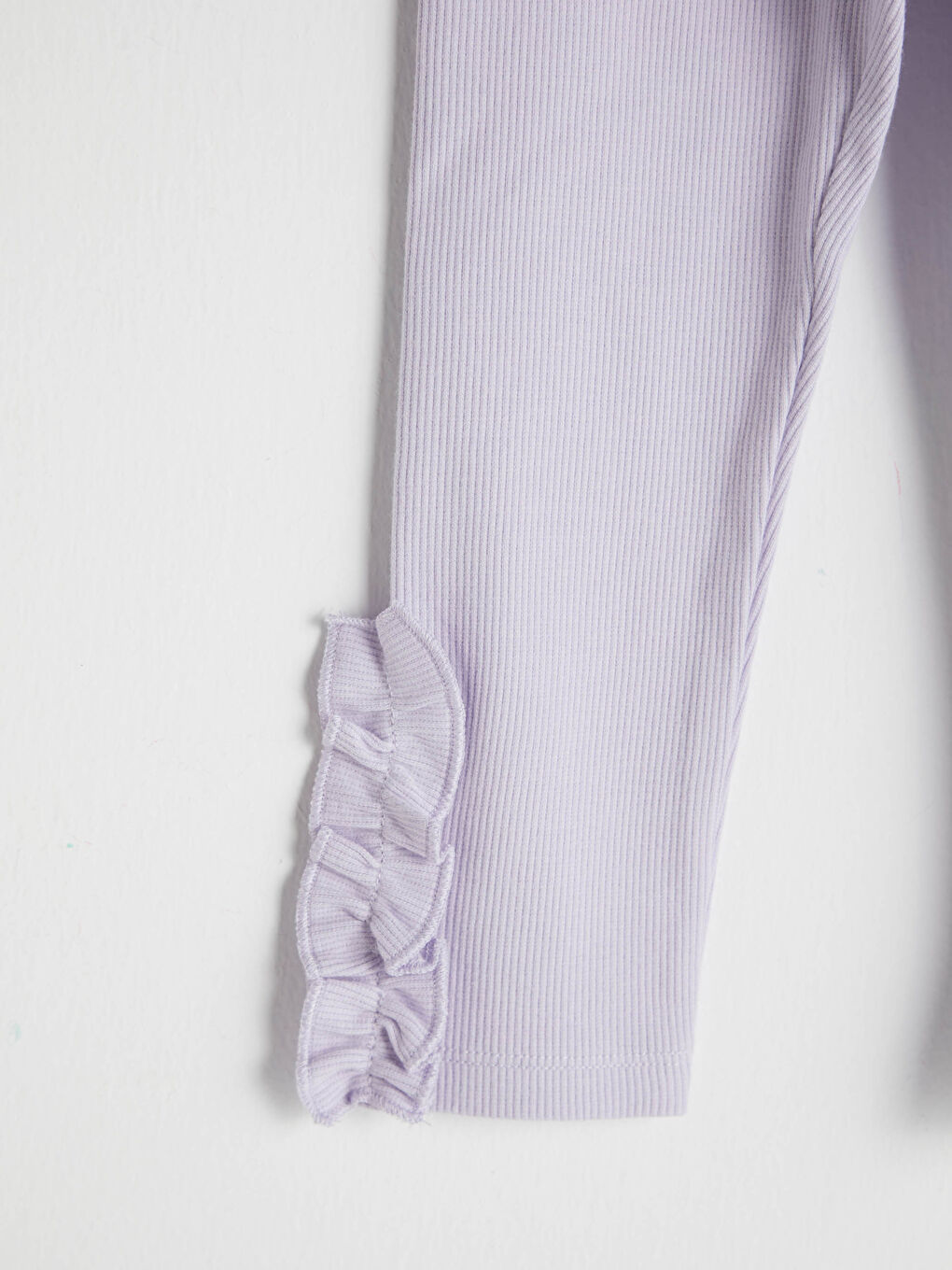 Turkuaz Beli Lastikli Basic Kız Bebek Tayt 2'li-2