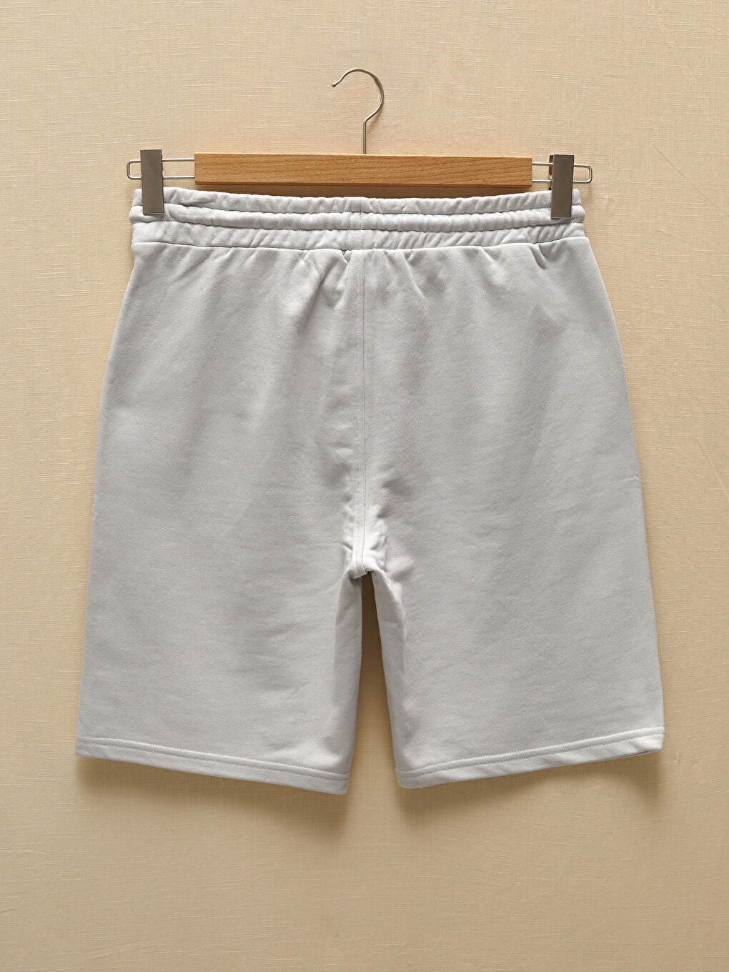 Gri Dar Kalıp Baskılı Erkek Spor Şort-7