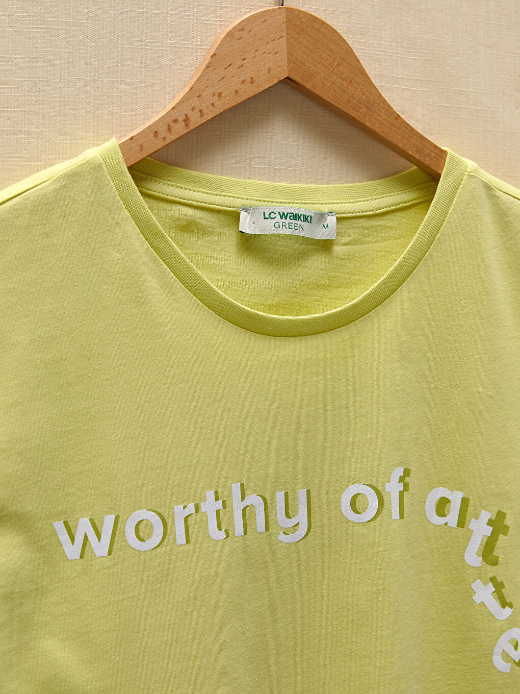 Yeşil Bisiklet Yaka Kısa Kollu Baskılı Penye Erkek Tişört-5