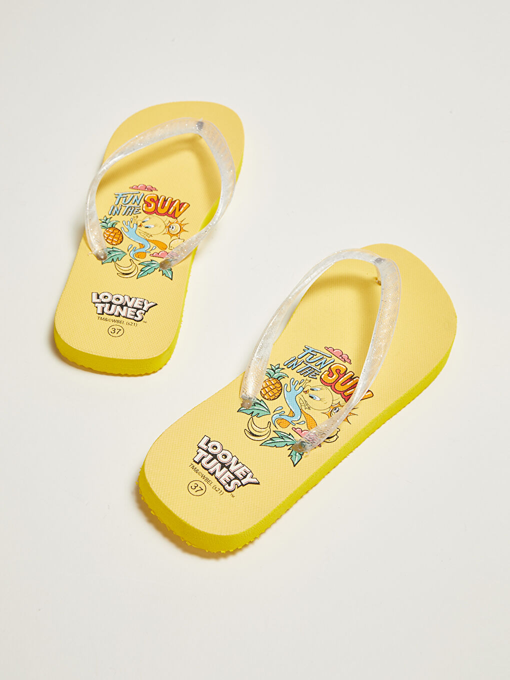 Tweety Printed Women's Flip-Flops Beach Slippers-4