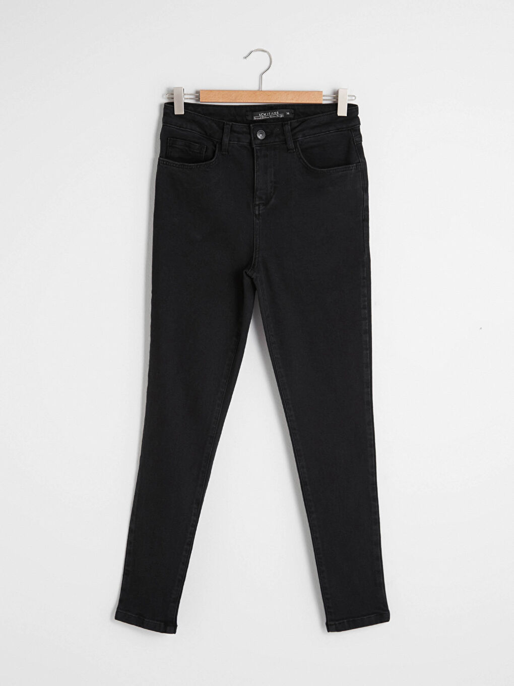 Siyah Yüksek Bel Mercury Skinny Fit Kadın Jean Pantolon-5